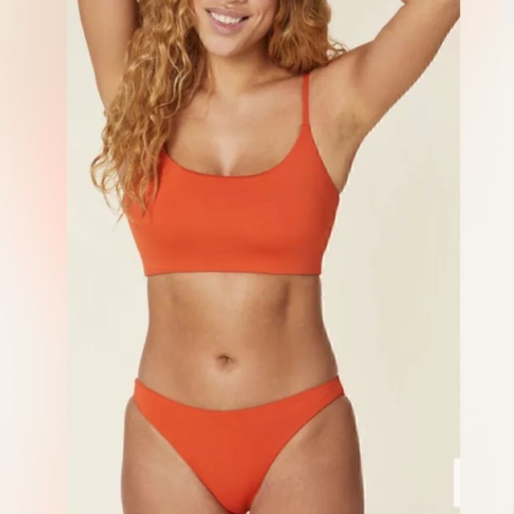 Andie Women's The Cheeky Bottom Black Bikini Bottom Size Small NWT